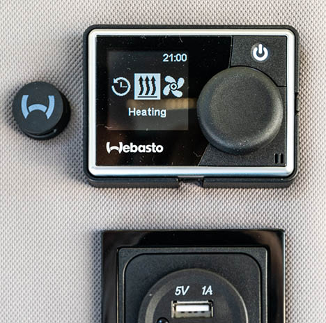 commande de chauffage webasto pour van aménagé hanroad