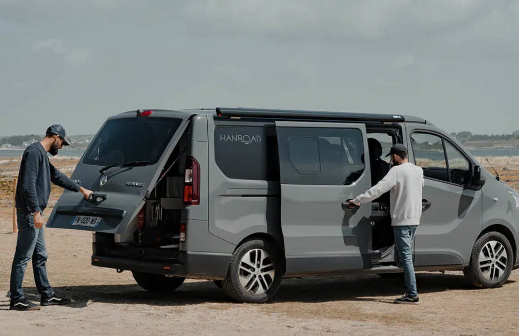 van aménagé sur renault trafic chassis long L2 hanroad
