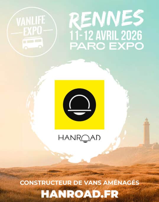 visuel de la vanlife expo à rennes
