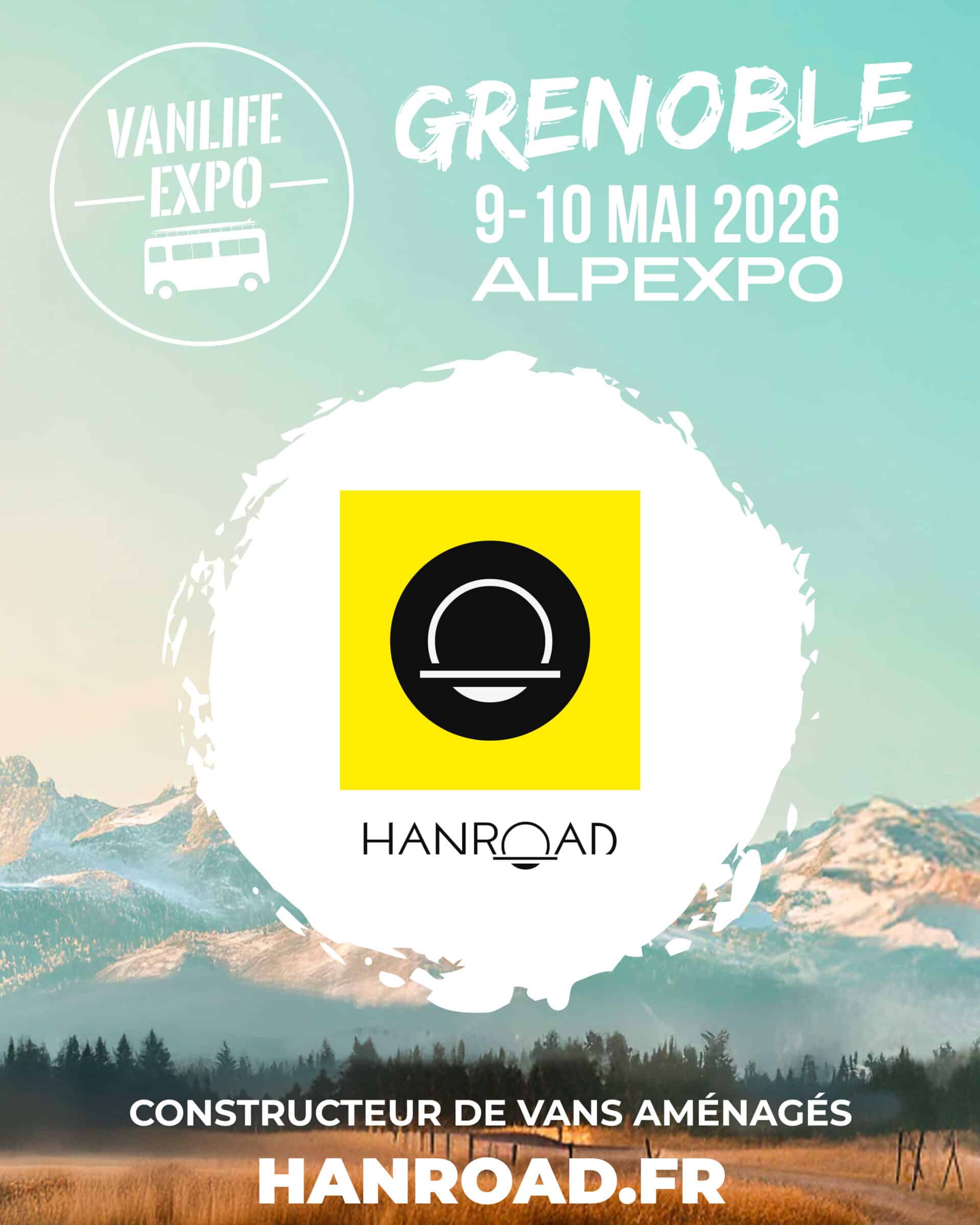 visuel du salon de van aménagé qui s'appelle le vanlife expo de grenoble