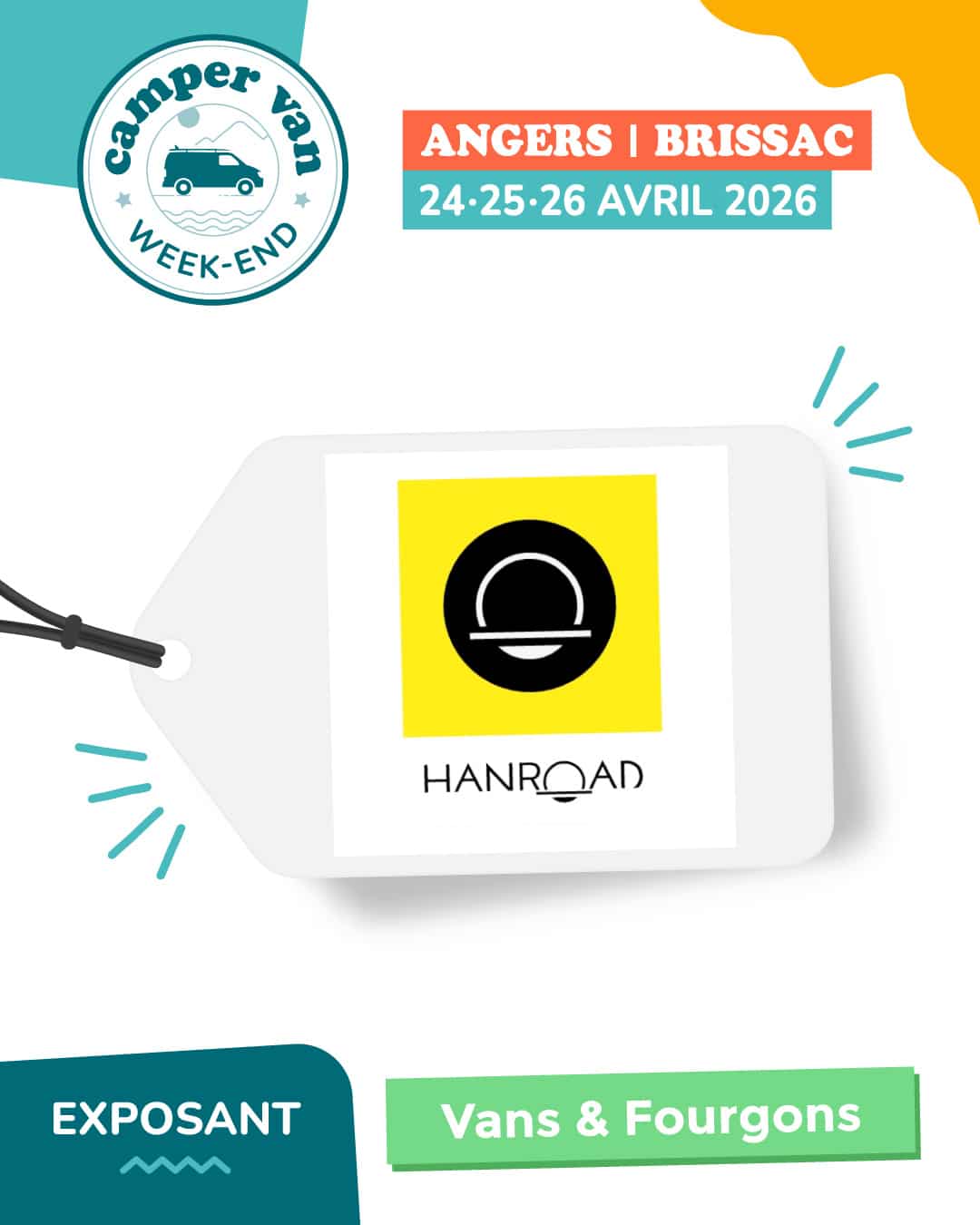 camper van week-end angers exposant van aménagé hanroad